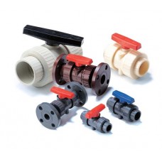 PVC Double Union Ball Valve