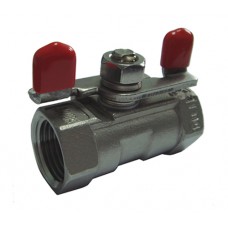 1-pc Ball Valve with Butterfly Handle 