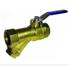 Full Bore Ball Valve C/W Y-strainer