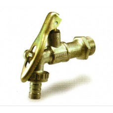 Lockable Ball Bibcock Valve Hose Ends 